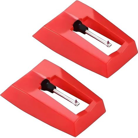 Lot de 2 aiguilles universelles pour tourne-disque phonographe, tourne-disque en vinyle. (1/5)