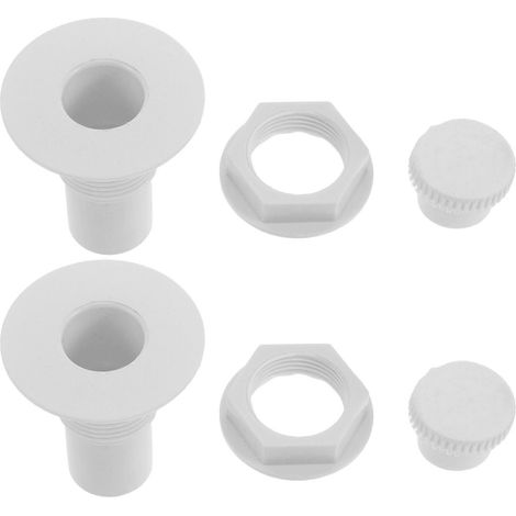 Lot de 2 bouchons pour évier de congélateur : Bouchons d'étanchéité pour réfrigérateurs et congélateurs coffres, bouchons de vidange en plastique étanches de rechange (1/5)