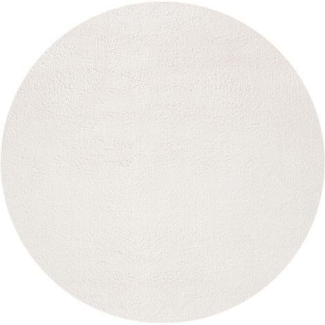 1 Tapis Rond Moelleux Imitation Fourrure Antidérapant Lavable 30 Degrés Salon Chambre (1/4)