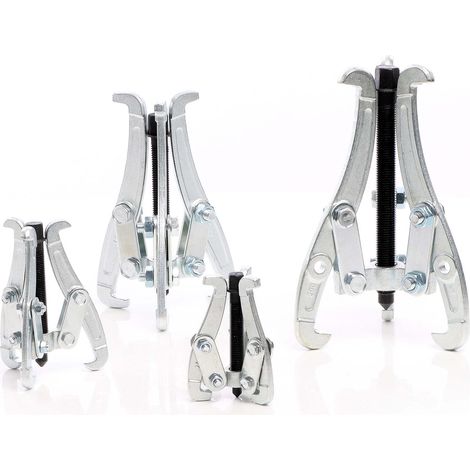 XPOtool Juego de extractores 4 piezas para rodamientos, poleas y ruedas dentadas internos y externos (1/4)