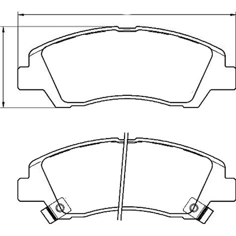 KIT PASTIGLIE FRENO ANTERIORI compatibile con HYUNDAI i10 (AC3,AI3) / PASTIGLIE FRENANTI AUTO OEM P 30 076, / SOSTITUZIONE DIRETTA / BASSA POLVERE / SILENZIOSO (1/4)