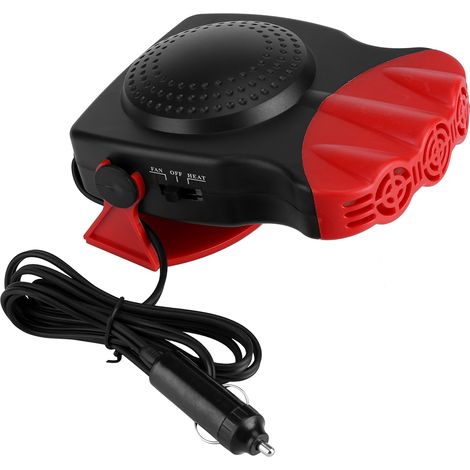 Riscaldatore Auto 12V 150W – Sbrinamento e Ventilazione con 3 Ugelli, Rotazione 180° – Plastica ABS Resistente – Design Compatto per Auto e Camper (1/5)