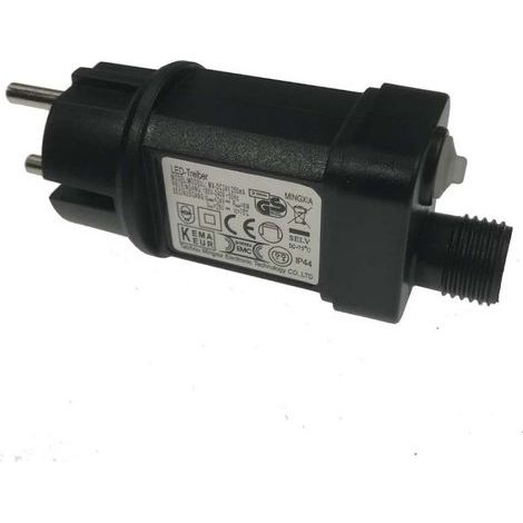 Transformateur de couronne de LED 31V 6W IP44 multifonction, chaîne de lumière colorée, transformateur basse tension enfichable solaire (1/5)