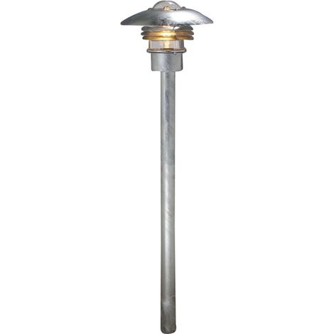 Konstsmide Modena Borne lumineuse d'extérieur moderne en acier galvanisé, IP23 (1/3)