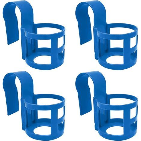 Set mit 4 Pool-Becherhaltern, Becherhalter für den Poolbereich, Becherhalter für Aufstellpools, abnehmbare Becherhalter, Poolzubehör, Becherhalter für Sommerpartys, Schwimmbad/ (1/5)
