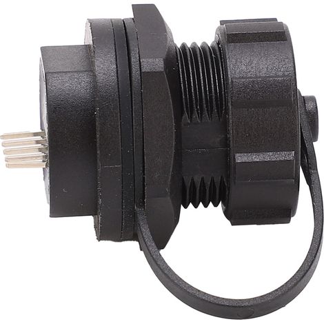 Connecteur USB étanche IP67 MICRO USB femelle, prise arrière sur carte PCB E10MCTF1F (1/5)