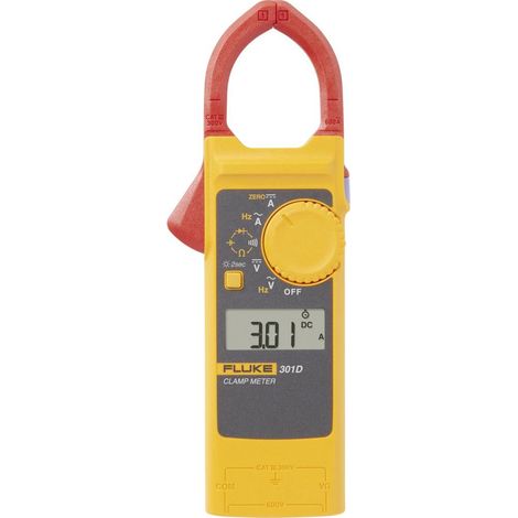 Fluke 301D/EUR Pinza amperometrica digitale CAT III 300 V Display (Counts): 6000