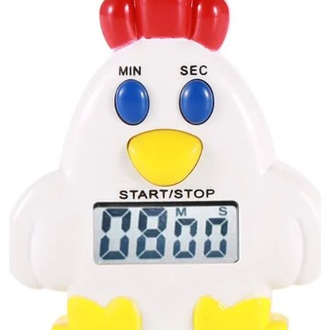Minuteur de Cuisine Aimanté Rigolo, Timer Cuisine Aimanté de Forme de Coq (Poulet) (1/3)