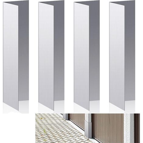 Joints d'étanchéité pour portes de garage - Kit de joints d'étanchéité en aluminium pour portes de garage (1/5)