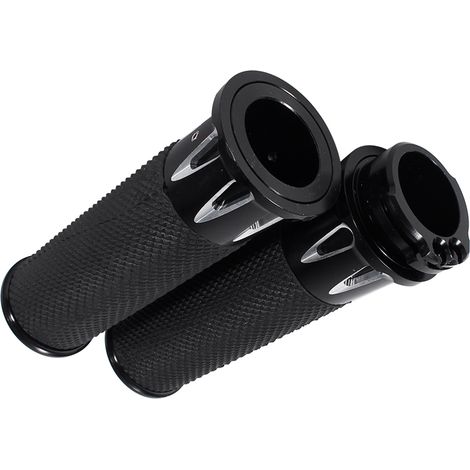 Poignées de guidon 1"25mm CNC pour Sportster XL883 XL1200 48 2004-2015 (1/5)
