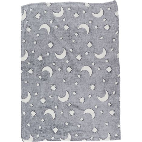 Couverture en polyester brillante, douce et chaude, pour lit, canapé, toutes saisons, gris. (1/4)