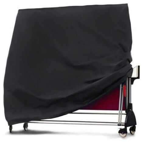 Housse de Table de Ping-Pong - Imperméable Oxford 185x70x165cm avec Aération et Sac de Rangement pour Intérieur Extérieur (1/4)