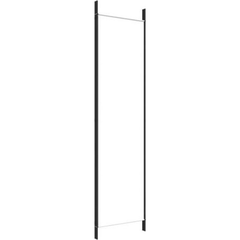 1 Cloison de séparation, 3 panneaux, Tissu blanc, 150x200 cm, Pliable, Pour bureau ou salon (1/4)