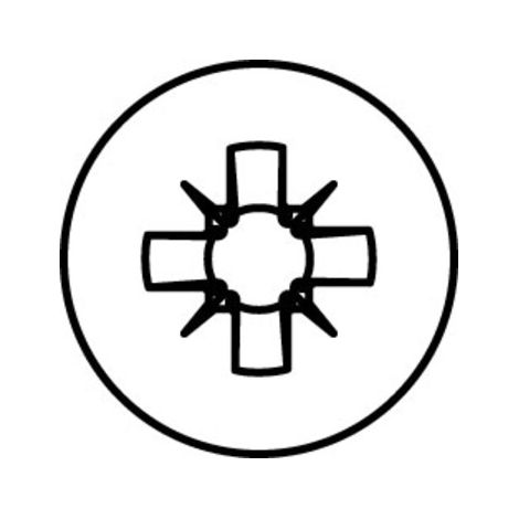 HECO-TOPIX-plus Beschlagschraube 3,5 x 30, Senkkopf mit Frästaschen, Pozi-Drive, Vollgewinde, verzinkt blau, A3K 1000 Stk (1/4)