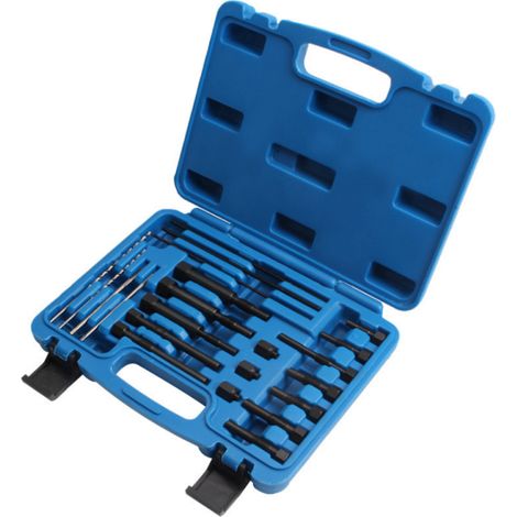 Kit d'extraction d'éléments chauffants de bougies de préchauffage, outils de réparation pour l'extraction des électrodes de bougies de préchauffage (1/2)