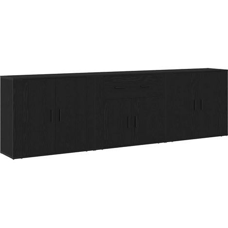 Maison Exclusive - Buffet Chêne noir 240 x 33 x 70 cm Bois d'ingénierie