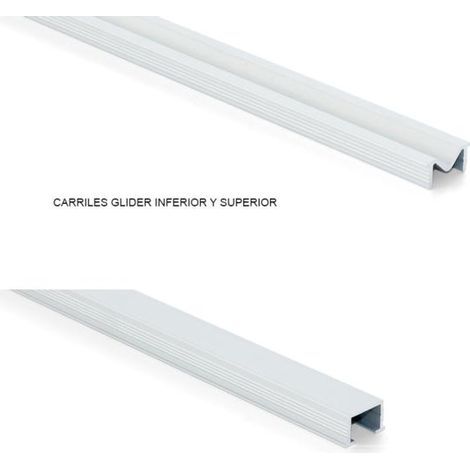 Kit carriles para herrajes GLIDER 2,35mt - (1/3)