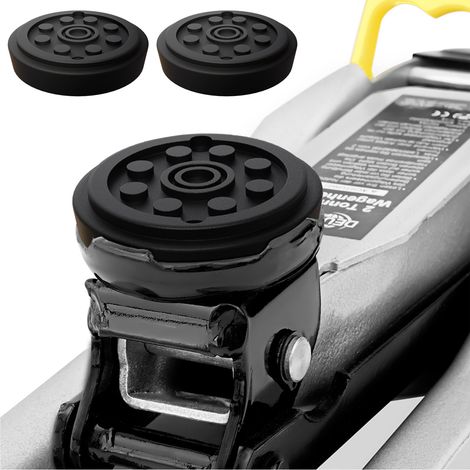 DEUBA® Rubber Pad Heavy Duty Trolley Jack Car Garage Vehicle Protective Disk Adapter 3er Set 52 x 14 mm (de)
