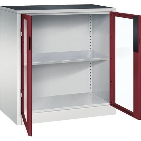 C+P, Armoire vitrée à portes battantes, h x l x p 1000 x 930 x
