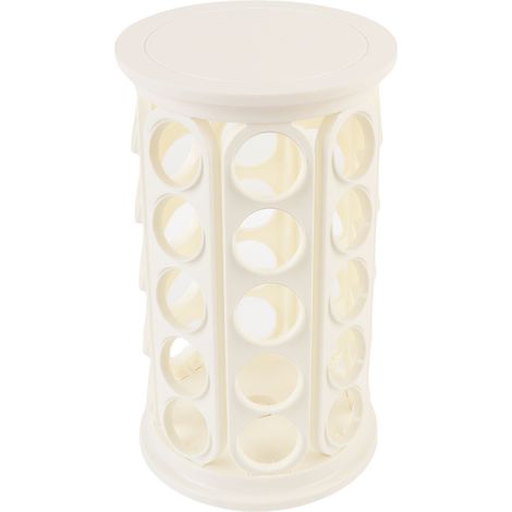 Tournette de rangement capsules café rotative 360° support stockage pour 40 dosettes Type 2 en ABS avec 10 accessoires (1/5)