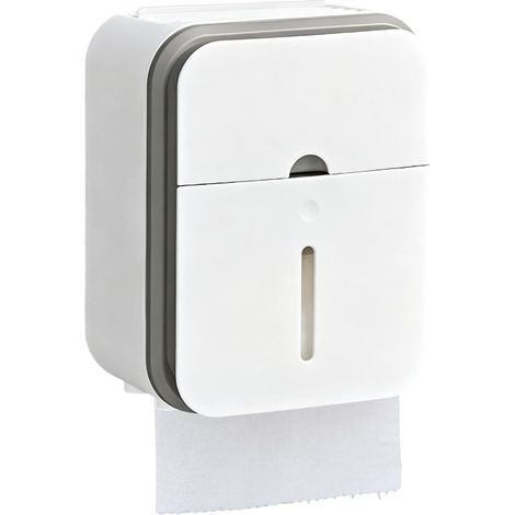 Paper Holder Organizer Dustproof Wall Mounted Storage Rack (1/5)