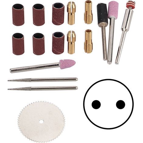 Mini-Multifunktions-Elektroschleifer, 15.000 U/min, mit Zubehör, vielseitiges Rotationswerkzeug, 100–240 V AC, EU-Stecker (1/5)