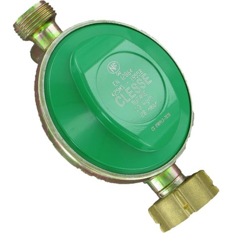 Comap – Détendeur gaz butane à sécurité fileté – NF 28 mbar – Débit 1,3 kg/h – Pour bouteille butane 13 kg – S650149