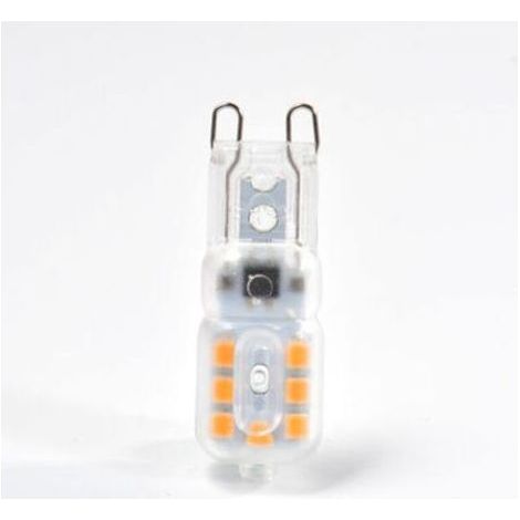 Ampoules LED G9, 3W Équivalent à Ampoule Halogène 30W, Blanc Chaud 3000K, 300LM, Économie d'énergie, Non-Flicker, Non-Dimmable, Paquet de 12 (1/5)