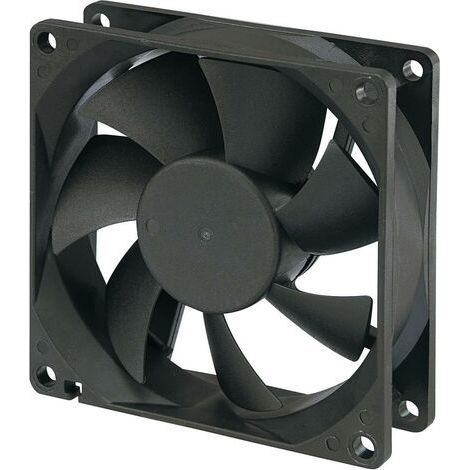 Ventilateur axial TRU COMPONENTS RD8025B12H 189136 12 V/DC 57 m³/h (L x l x H) 80 x 80 x 25 mm 1 pc(s) (1/4)