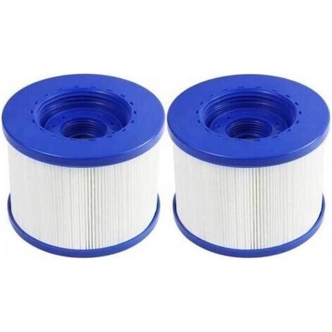 Lot de 2 Cartouches Filtre Spa a Visser, Filtre à Vis pour Spa Gonflable Pas De Vis 60mm, Cartouche de Filtre Rechange pour Cosy Spa, Clever Spa et de Plus,105 82mm (1/5)