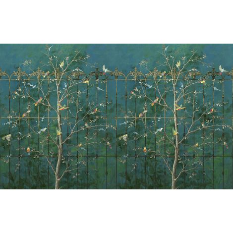 Papier peint panoramique enfant Brise du Chant des Oiseaux (1/4)