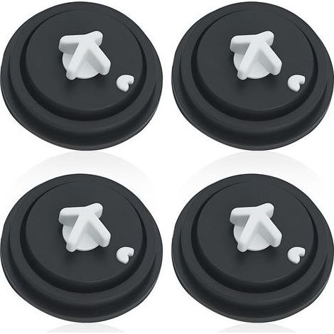 4PCS Joint Chasse d'eau WC,Rondelles de Joint Chasse d'Eau WC Joints de Diaphragme à Entrée Latérale pour L'Entretien des Chasses D'eau des Toilettes (1/5)