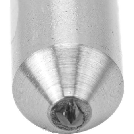 Commode diamantée 10 mm, meule à pointe unique, outil conique 0,4 carat avec tige en acier au carbone (1/5)