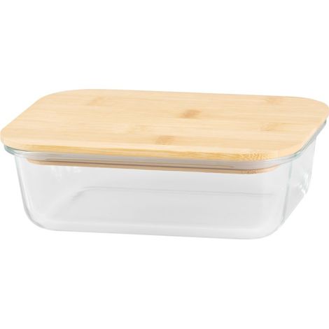 Dose MagicHome, rechteckig, 1000 ml, mit Bambusdeckel (1/4)