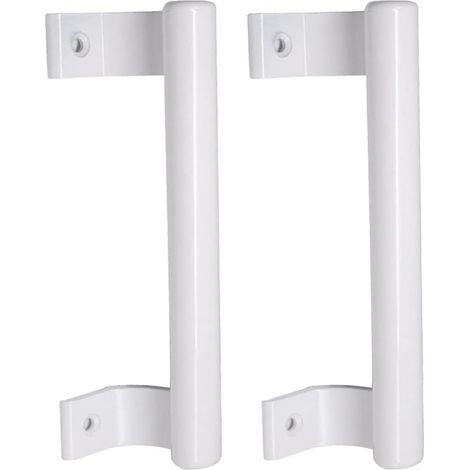 2 pièces poignée de porte coulissante 8 pouces matériau en alliage d'aluminium convient pour porte patio, porte en verre. Remplacement de certaines anciennes poignées de porte (1/5)