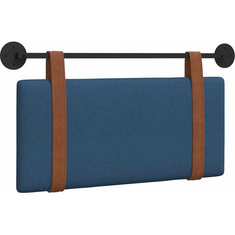 Hanging Headboard Blue Antique PU vidaXL