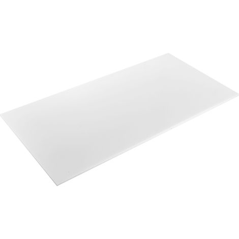 Mophorn HDPE-Kunststoffplatten – 1 Packung hochdichte Polyethylenplatten, 61 x 122 cm, 1,27 cm dick. Anpassbare Kunststoffplatten, ideal für Heimwerkerarbeiten und schwere Industrieanlagen, in Weiß (1/5)