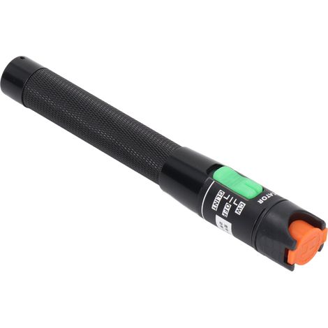 HT30 Schwarzer Glasfaser-Tester, Roter, heller visueller Fehlerortungssensor, ergonomischer, rutschfester Griff, 30mW Teststift für Netzwerkkabel. (1/5)