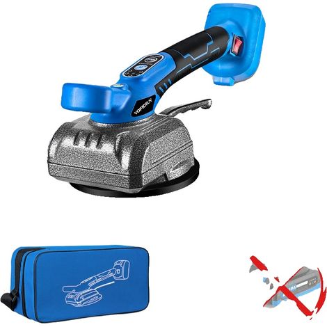 Machine de carrelage, 5 vitesses réglables, 150 kg de force d'adsorption, Pas de batterie (1/2)