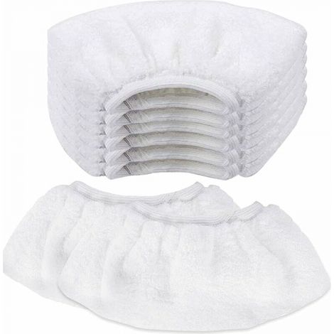 8 Stück Mikrofaser-Dampfreinigungstuch Karcher Dampfwischer Mikrofaser-Motorhaubentuch für Universal-Handdüsen-Mopp-Ersatz für SC2 SC3 SC4 SC5 Dampfreiniger (1/5)