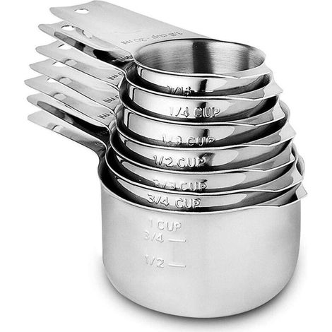 Coffret de mesure en acier inoxydable 304, gradué, résistant, design européen, outil de pâtisserie domestique (1/5)