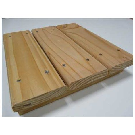 Sud Bois – Pack de 10 lames de terrasse 22x95mm en Douglas naturel déclassé – Longueur 2m – Pour terrasses extérieures – Résistance aux intempéries (1/2)