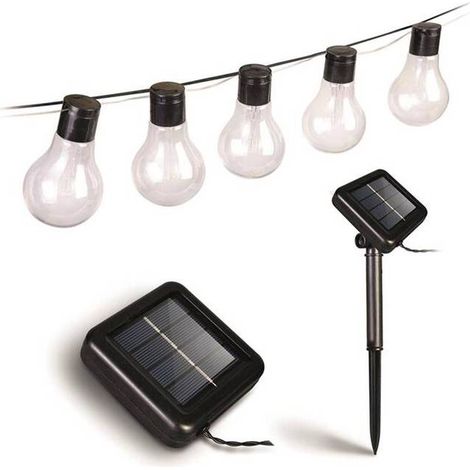 CATENA LUMINOSA SOLARE 10 LUCI 5M