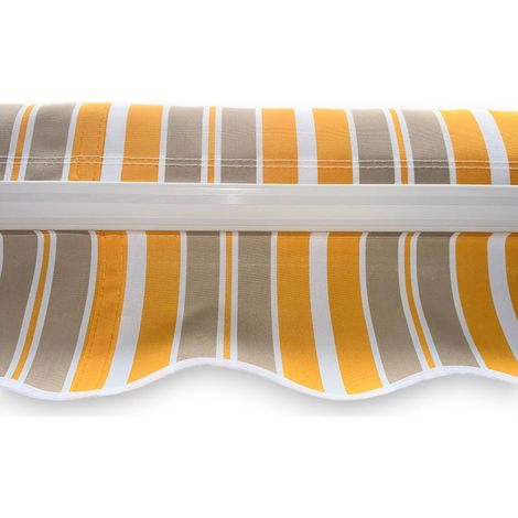 TENDE DA SOLE C/BRACCI 295X250CM GIALLO/BEIGE (1/5)