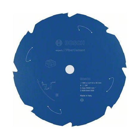 Lama per sega circolare Bosch Expert for Fibre Cement per troncatrici a batteria 305 x 2,2 / 1,6 x 30 8 denti - 2608644559