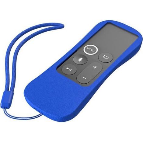 Housse Télécommande - Silicone Noir - Ajustée - Compatible Apple TV 4K - 4e et 5e Génération - ×1 (1/4)