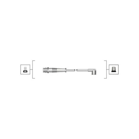 Kit de câbles d'allumage Magneti Marelli 941319170032 FIAT