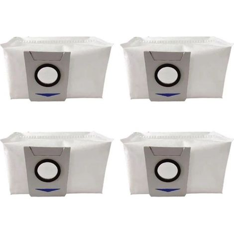 Sac À Poussière - Pour Robot Aspirateur Ecovacs Deebot X1 Turbo Omni - Filtre Non Tissé - 4 Pièces (1/4)