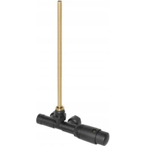 Invena DUOPLEX PROV CZ-87-C15 rubinetto termostatico nero opaco