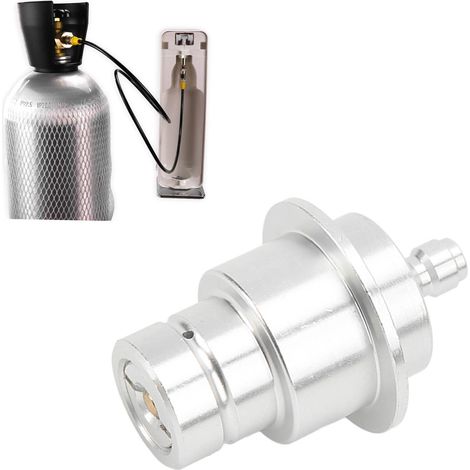 Adaptateur pour machine à eau gazeuse Sodastream DUO et TERRA avec connecteur à déconnexion rapide de 8 mm, argent. (1/5)